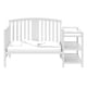 preview thumbnail 3 of 14, Storkcraft Greyson 4-in-1 Convertible Crib and Changer - 2 Open Shelves, Water-Resistant Vinyl Changing Pad with Safety Strap