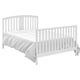 preview thumbnail 5 of 14, Storkcraft Greyson 4-in-1 Convertible Crib and Changer - 2 Open Shelves, Water-Resistant Vinyl Changing Pad with Safety Strap