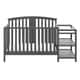 preview thumbnail 13 of 14, Storkcraft Greyson 4-in-1 Convertible Crib and Changer - 2 Open Shelves, Water-Resistant Vinyl Changing Pad with Safety Strap