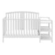 preview thumbnail 2 of 14, Storkcraft Greyson 4-in-1 Convertible Crib and Changer - 2 Open Shelves, Water-Resistant Vinyl Changing Pad with Safety Strap