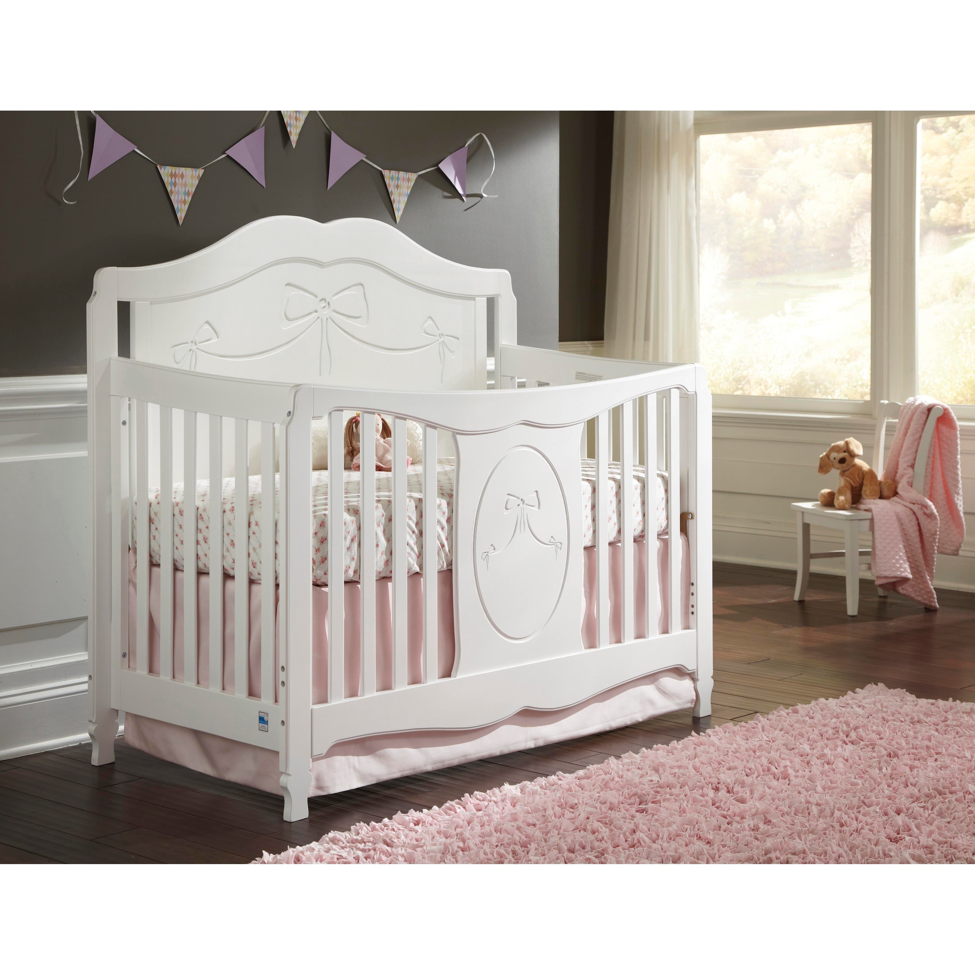 Shop Storkcraft Princess 4 In 1 Convertible Crib Converts To