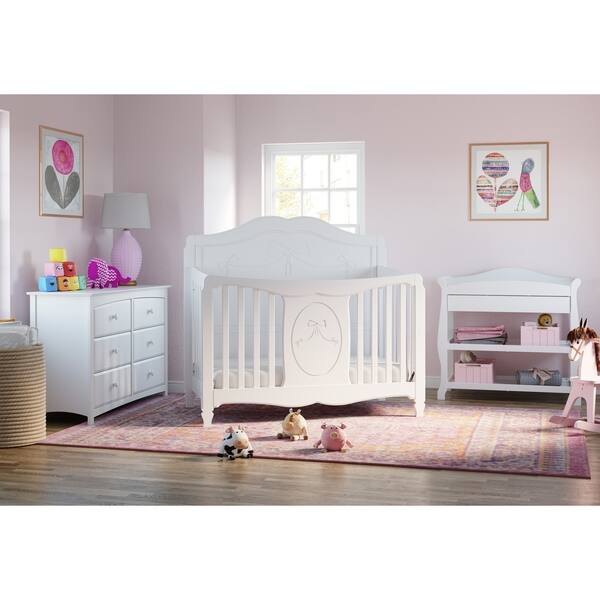 Shop Storkcraft Princess 4 In 1 Convertible Crib Converts To