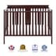 preview thumbnail 2 of 8, Storkcraft Mission Ridge 4 in 1 Convertible Crib - Adjustable Height Bed for Infant or Toddler