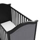 preview thumbnail 11 of 17, Storkcraft Rosehill Upholstered Convertible Crib - Adjustable Height Bed for Infant or Toddler