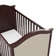 preview thumbnail 5 of 17, Storkcraft Rosehill Upholstered Convertible Crib - Adjustable Height Bed for Infant or Toddler