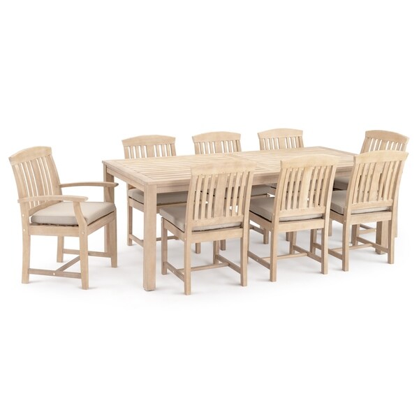 Kooper 9pc Dining Set in Slate Grey by RST Brands