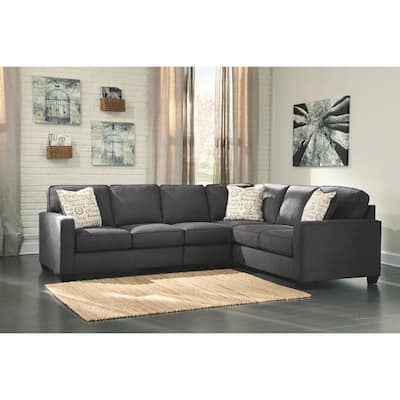 Alenya 3-Piece Sectional - Charcoal