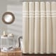 preview thumbnail 1 of 7, Porch & Den Kinney Tassel Shower Curtain Neutral