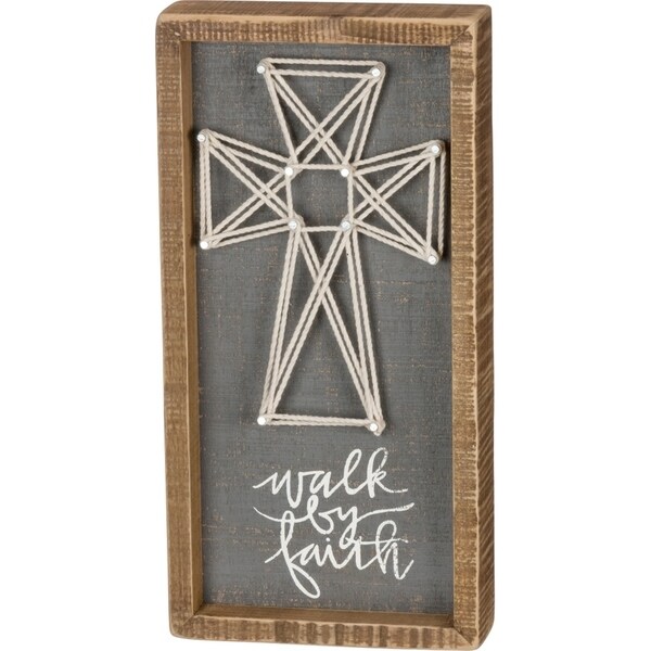 Inset String Art - Walk By Faith