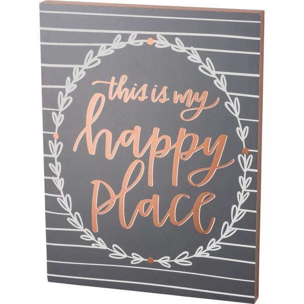 Box Sign - This Is My Happy Place