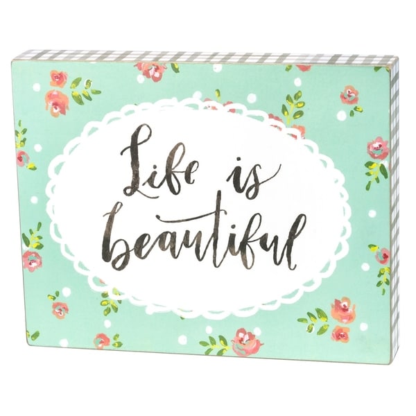 Box Sign - Life Is Beautiful