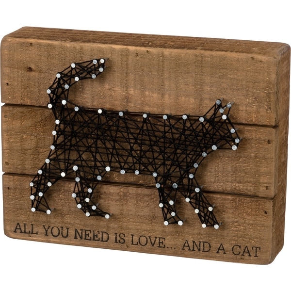 String Art - All You Need Is Love... And A Cat