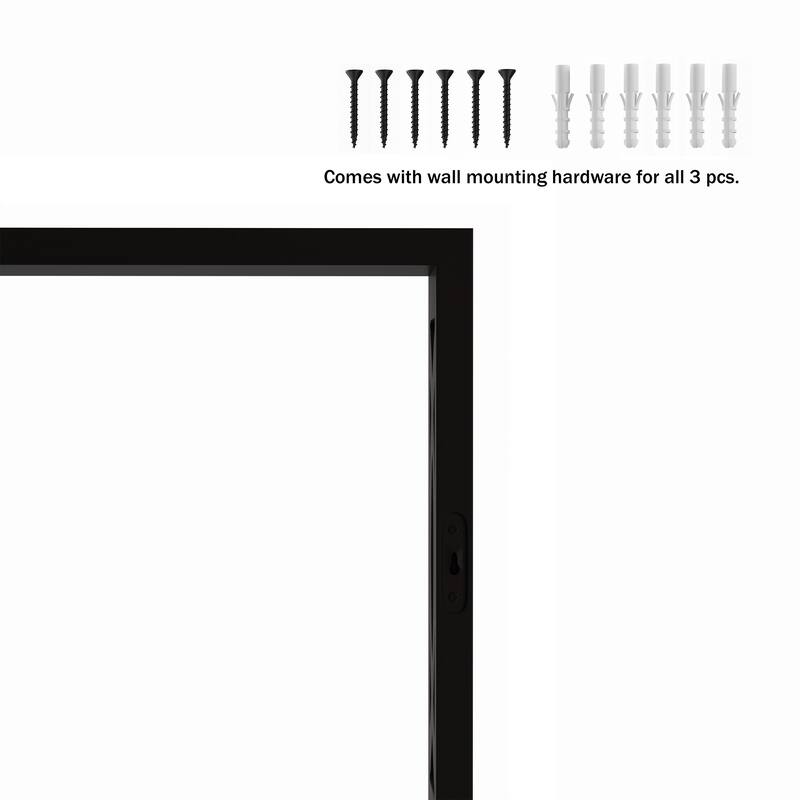 Porch & Den Gala Open Cube Wall Shelf Set with Hidden Brackets