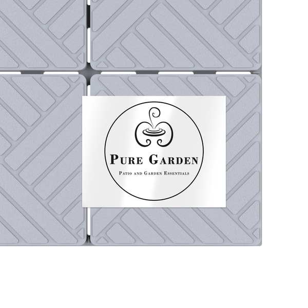 pure garden interlocking patio tiles set of 6