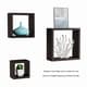preview thumbnail 11 of 20, Floating Shelves- Cube Wall Shelf Set with Hidden Brackets, 3 Sizes by Lavish Home
