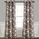 preview thumbnail 1 of 13, Silver Orchid Lane Blackout Window Curtain Panel Pair 84"L x 38"W - Blush & Gray