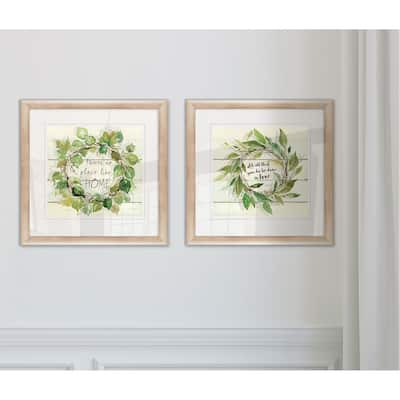 Aspen Wreath -2 Piece Set - 16 x 16