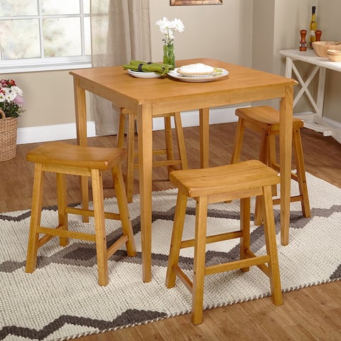 Simple Living Belfast 5-piece Saddle Dining Set