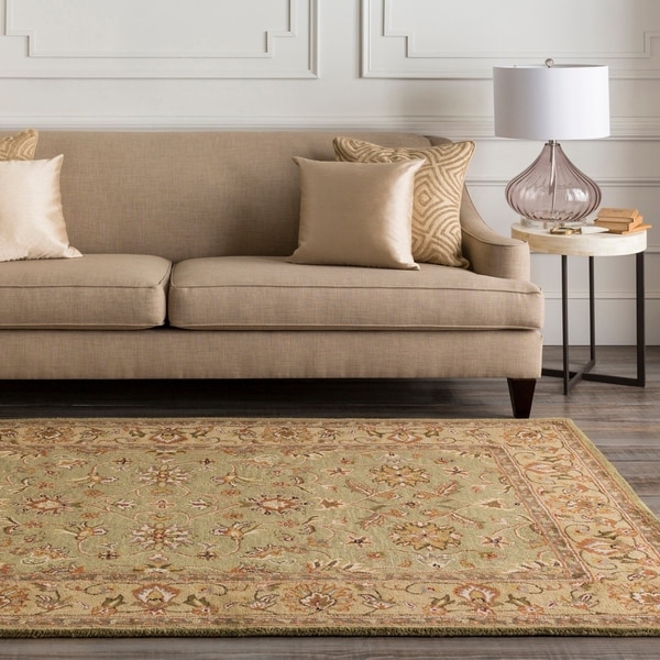 Hand-Tufted Camelot Collection Oriental Wool Area Rug - 8' x 11'