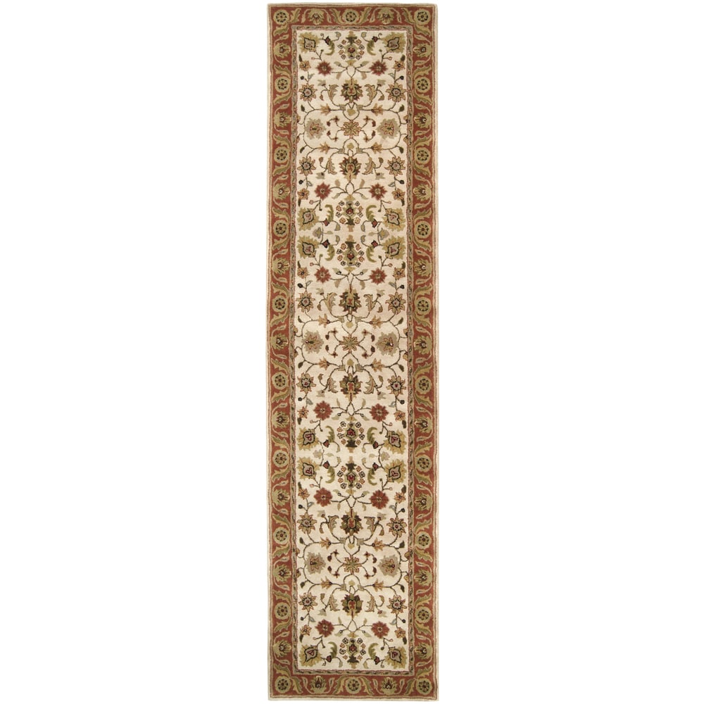 Hand-tufted Camelot Collection Wool Area Rug - 3' x 12' Runner - 3' x 12' Runner
