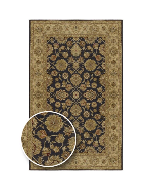 Hand tufted Camelot Collection Wool Runner Rug (26 X 8)