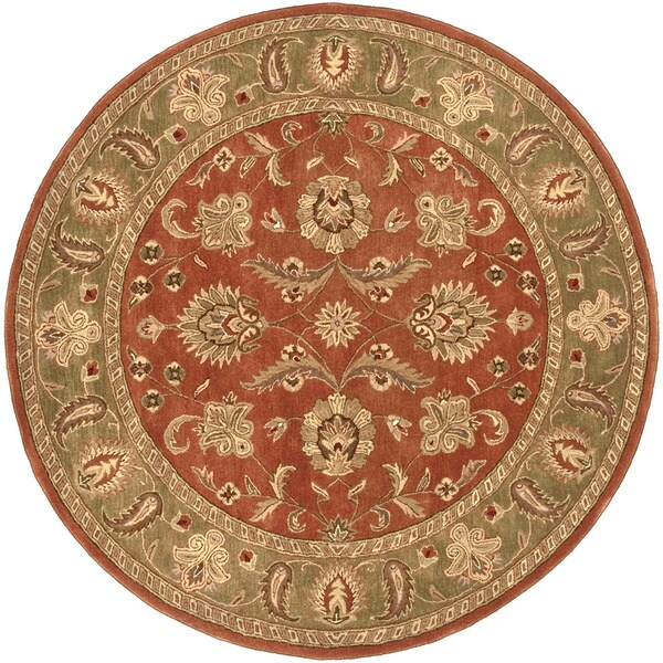 Hand-tufted Camelot Collection Wool Area Rug - 8' x 8'