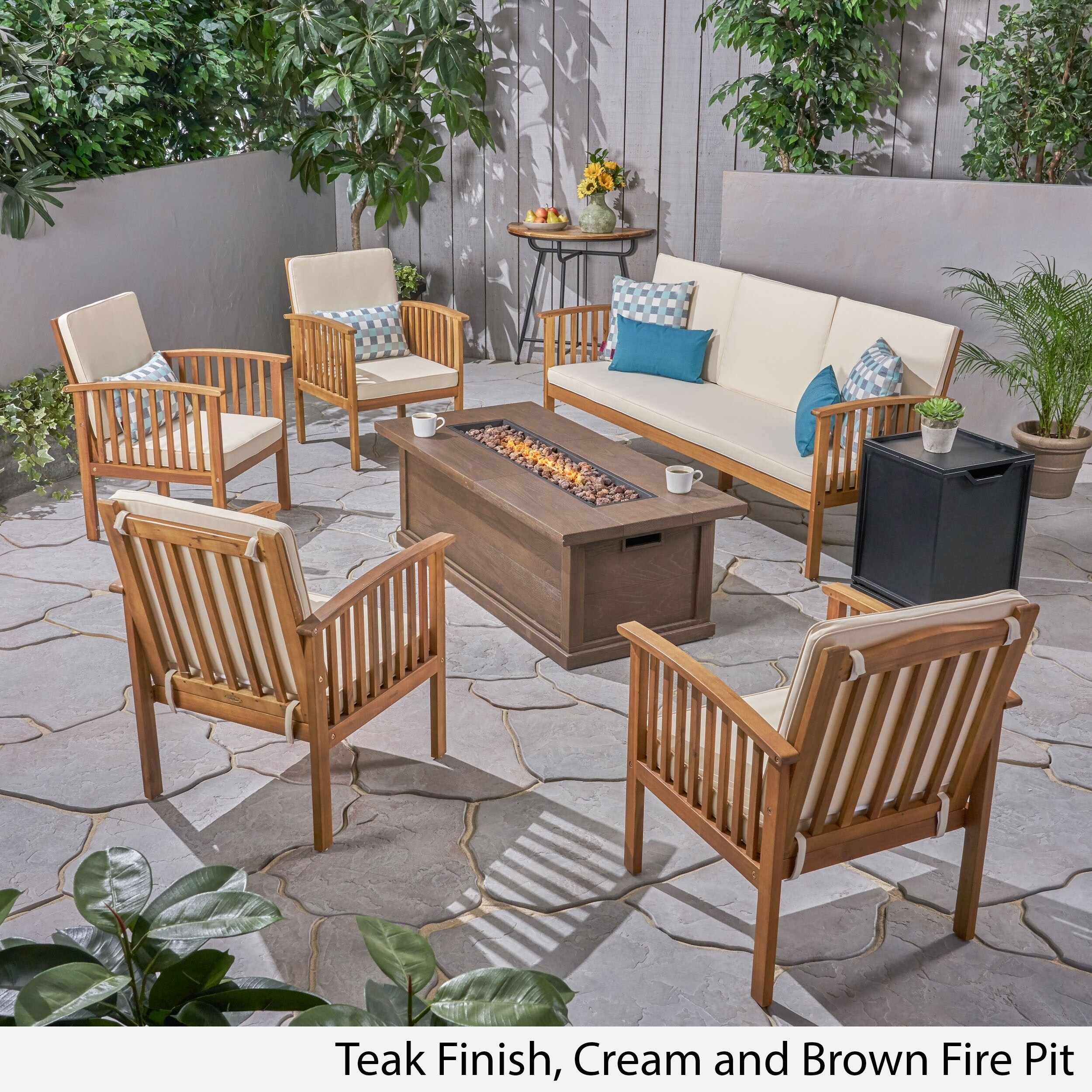 fire pit conversation set sale