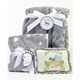 preview thumbnail 1 of 1, Gray Baby Blanket Gift Set