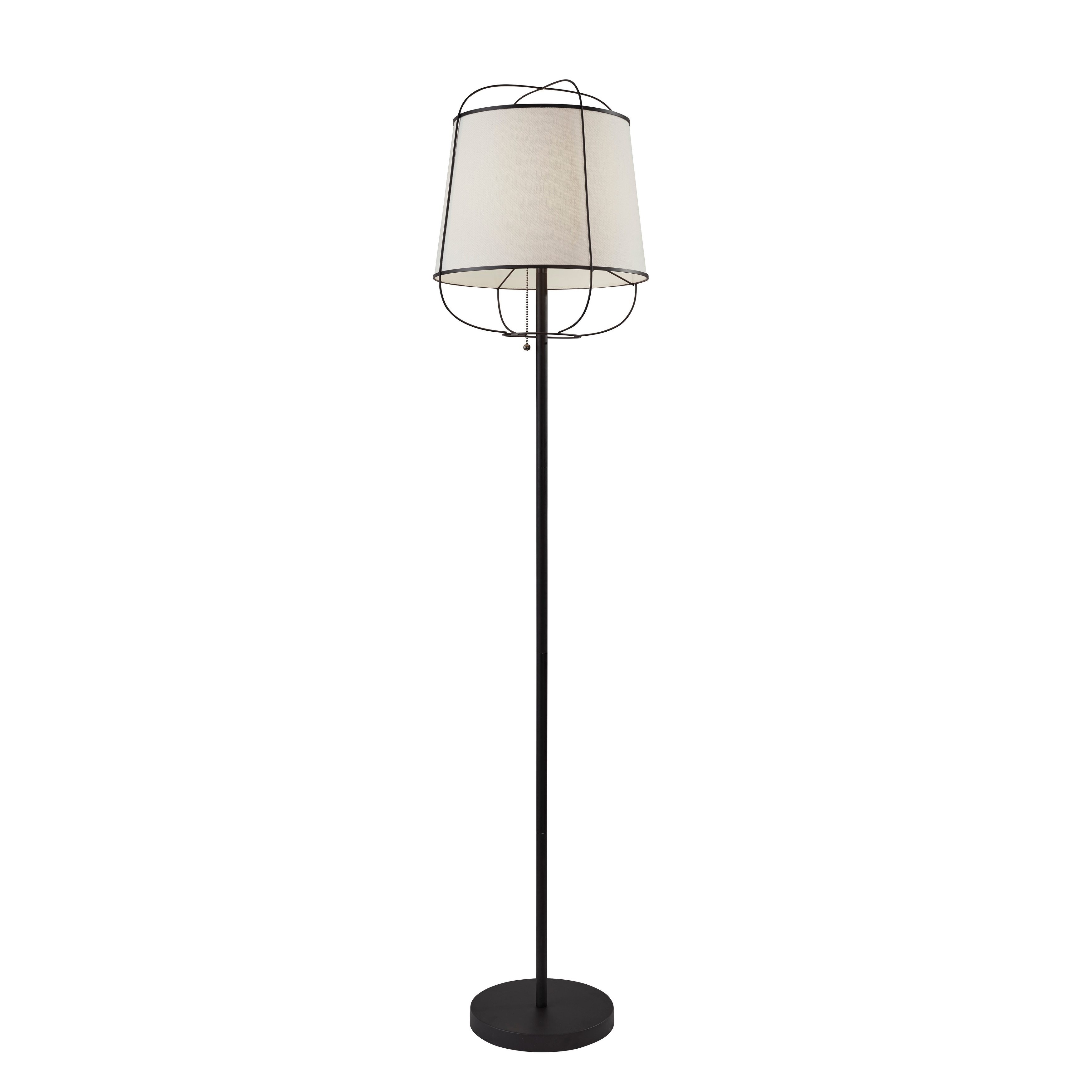 wire cage floor lamp