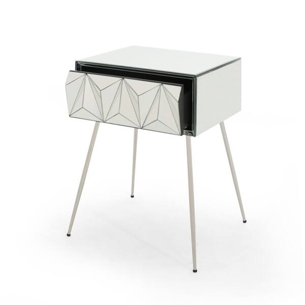 Shop Corwin Mirrored Side Table By Christopher Knight Home