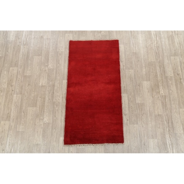 Wool Modern Chobi Design Handmade Gabbeh Rug ft Maroon 4' x 6' Wool Modern Chobi Design Handmade Gabbeh Rug ft Maroon 4' x 6'