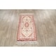 preview thumbnail 2 of 15, Hereke Hand Knotted Woolen Vintage Oriental Floral Area Rug - 4'1" x 2'1"