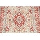 preview thumbnail 4 of 15, Hereke Hand Knotted Woolen Vintage Oriental Floral Area Rug - 4'1" x 2'1"