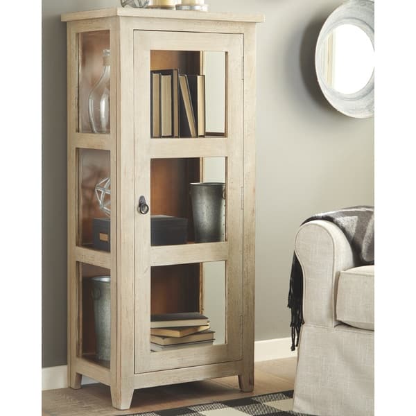 Shop Kayton Antique Gray Casual Accent Cabinet Free Shipping