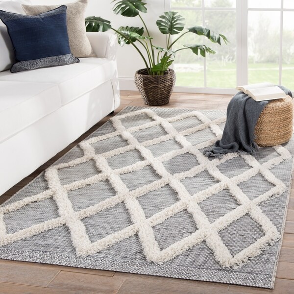 Ackley Indoor Outdoor Trellis Gray Cream Area Rug On Ackley Indoor Outdoor Trellis Gray Cream Area Rug