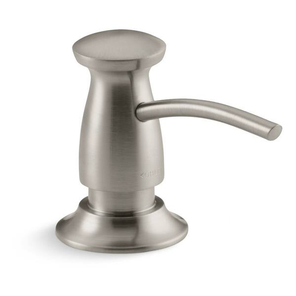 KOHLER Transitional Design Soap/Lotion Dispenser in Vibrant Brushed Nickel