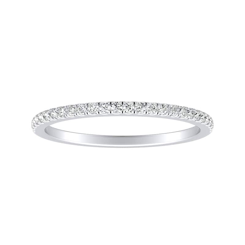 Auriya 1/8ctw Classic Diamond Wedding Band Platinum