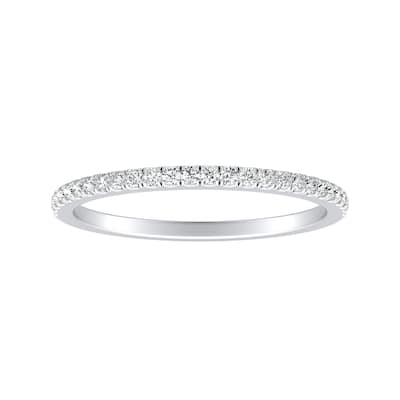Auriya 1/8ctw Classic Diamond Wedding Band Platinum