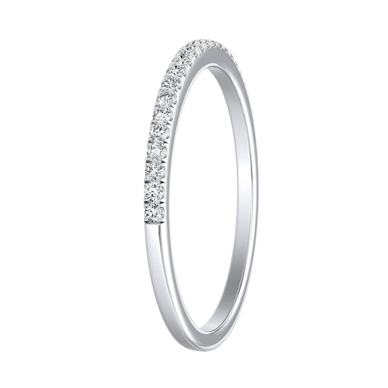 Auriya 1/8ctw Classic Diamond Wedding Band 18k Gold