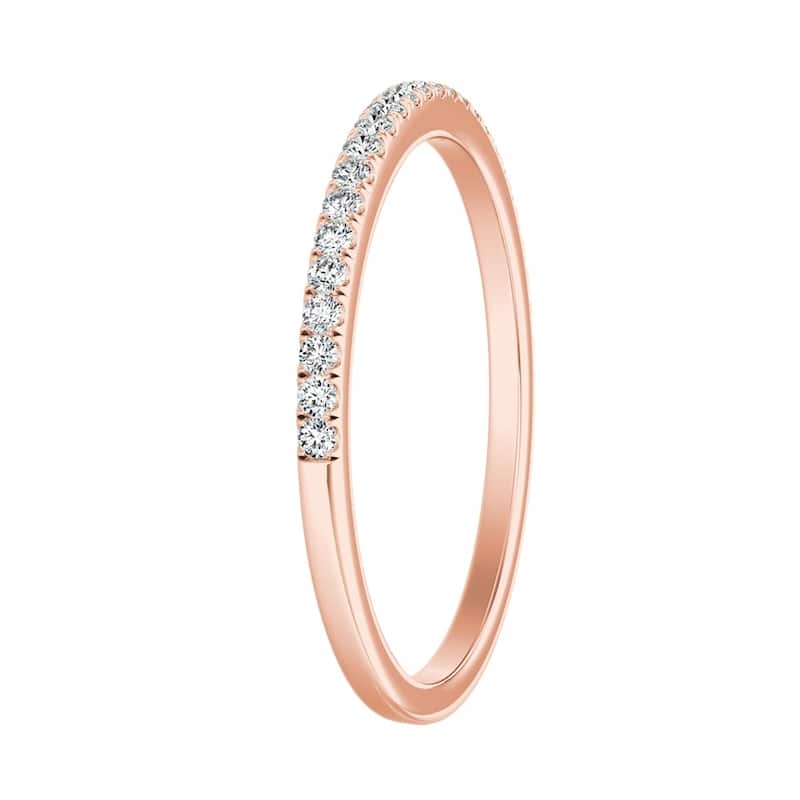 Auriya 1/8ctw Classic Diamond Wedding Band 14k Gold
