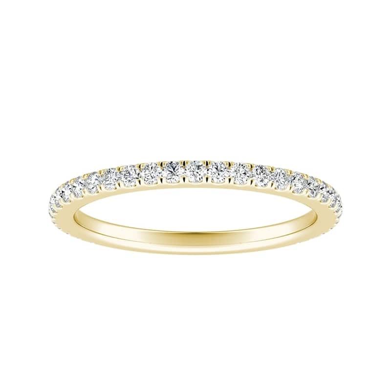 Auriya 14k Gold 1/3ctw Diamond Wedding Band