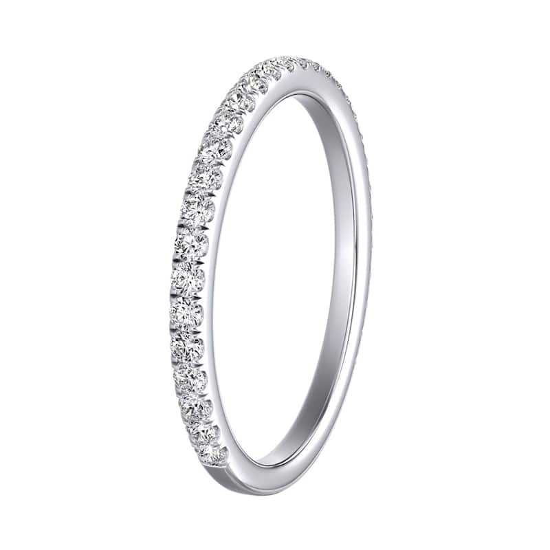 Auriya 14k Gold 1/3ctw Diamond Wedding Band