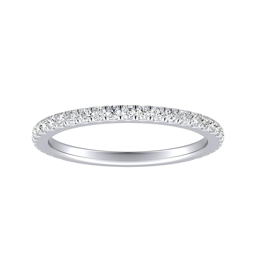 Auriya 14k Gold 1/3ctw Diamond Wedding Band