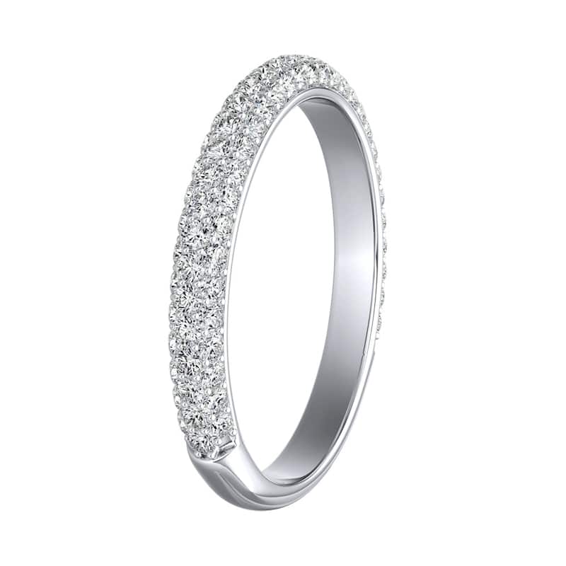Auriya Platinum 1/2ctw Diamond Wedding Band