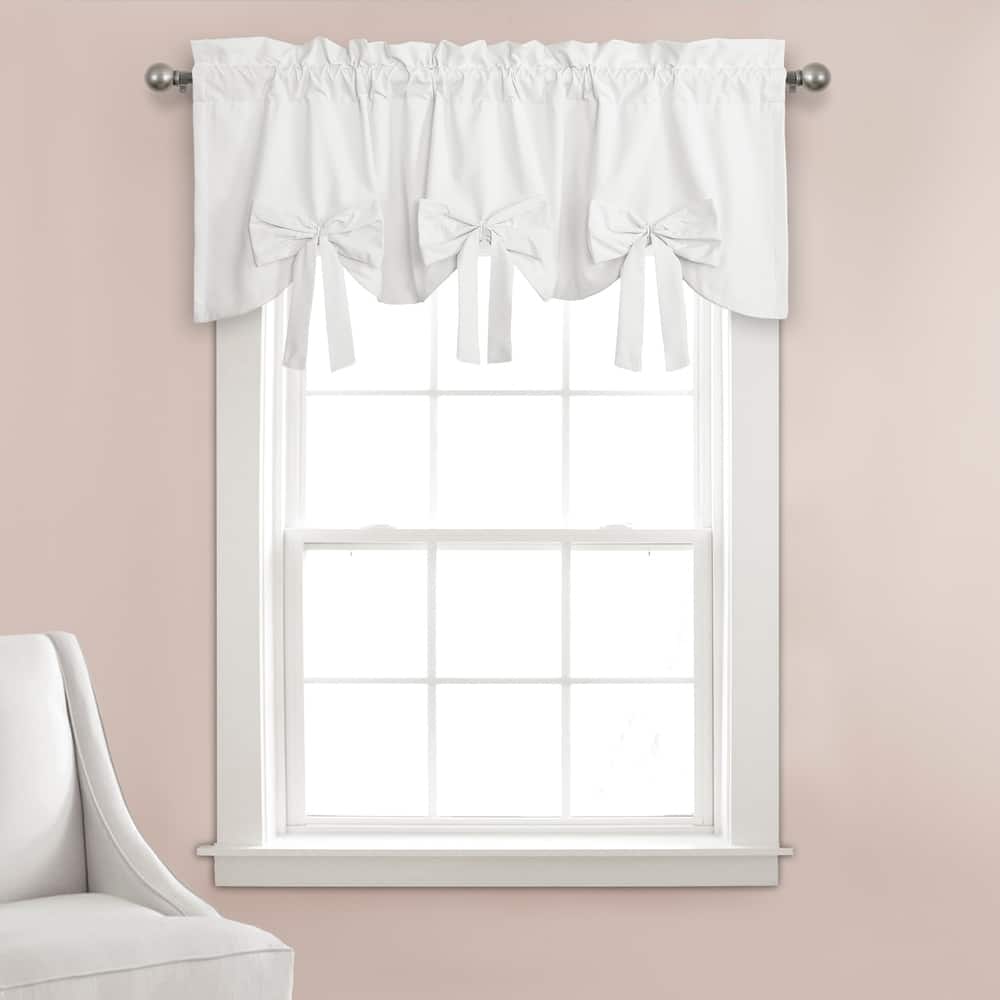 Porch & Den Kino Springs Bow Window Curtain Valance - 18"H x 52"W - 18"H x 52"W