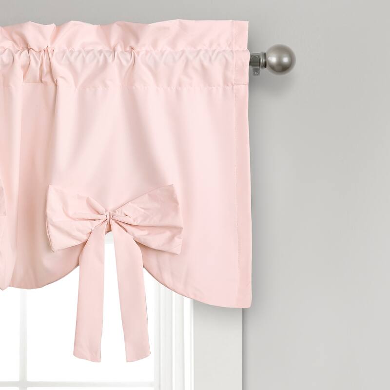 Porch & Den Kino Springs Bow Window Curtain Valance - 18"H x 52"W - 18"H x 52"W