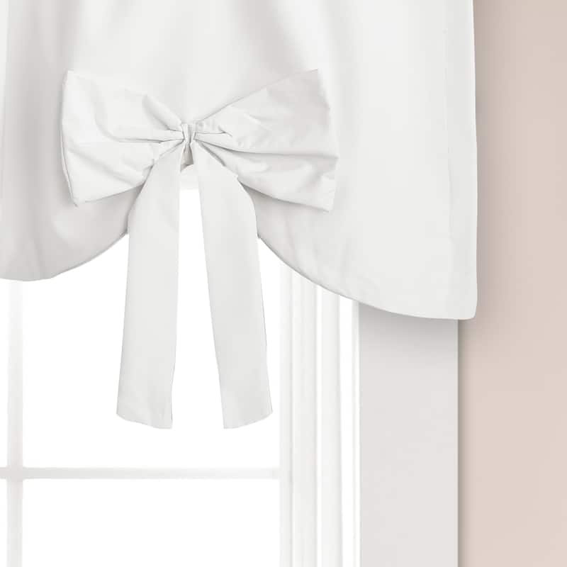 Porch & Den Kino Springs Bow Window Curtain Valance - 18"H x 52"W - 18"H x 52"W