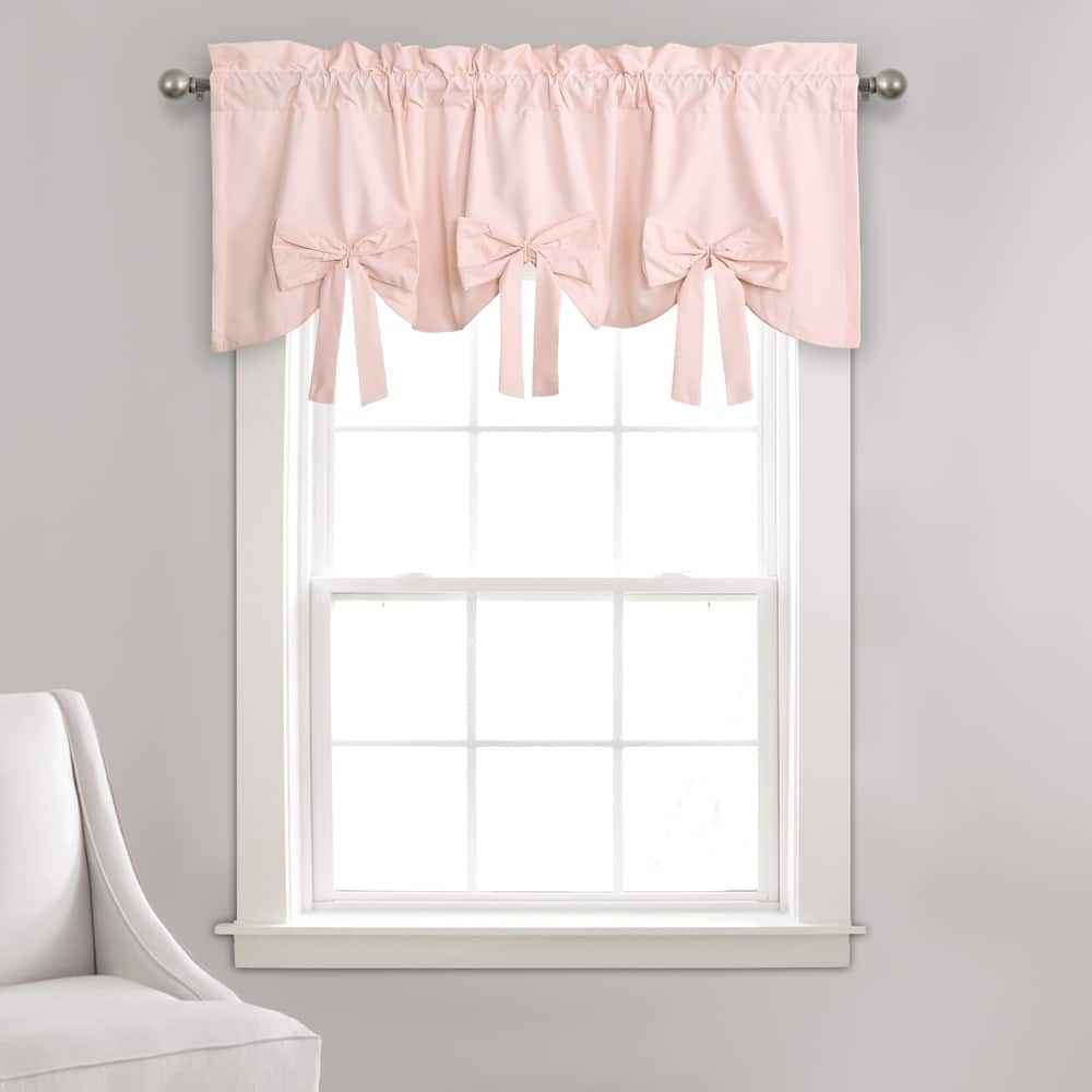 Porch & Den Kino Springs Bow Window Curtain Valance - 18"H x 52"W - 18"H x 52"W
