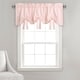 preview thumbnail 6 of 8, Porch & Den Kino Springs Bow Window Curtain Valance - 18"H x 52"W - 18"H x 52"W Blush