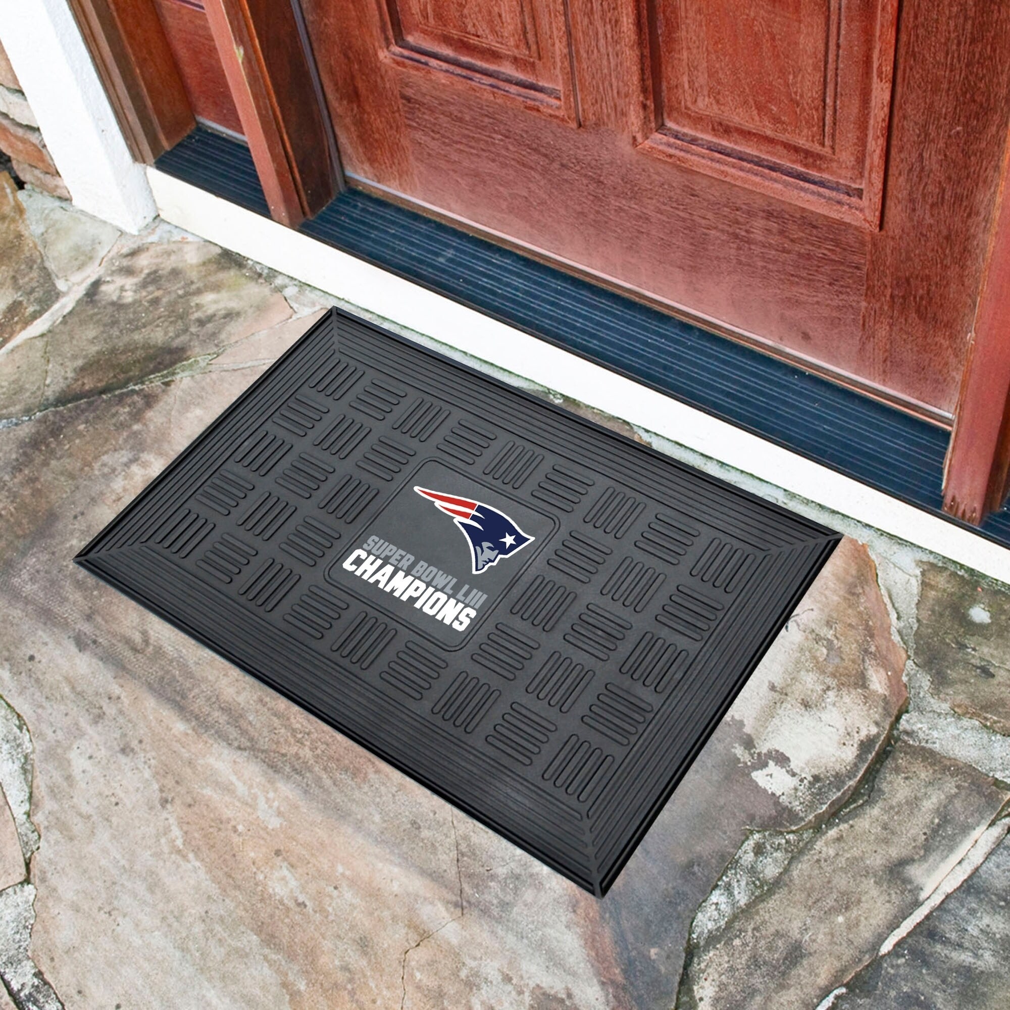 Shop New England Patriots Super Bowl Liii Champions Medallion Door